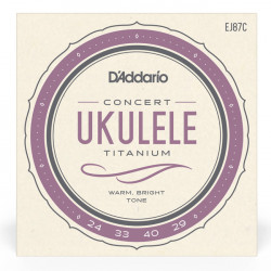 D'ADDARIO EJ87C TITANIUM UKULELE CONCERT